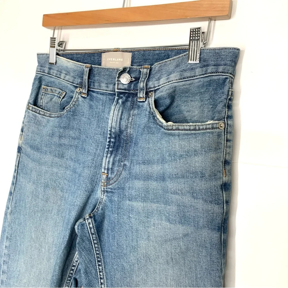 Everlane Men's Organic Cotton Slim-Fit Jeans in the Faded Sky Blue Wash 30 x 32